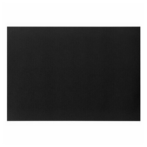 Доска меловая 50х70 см, немагнитная, без рамки, ПВХ, черная, BRAUBERG, 238317 от компании М.Видео - фото 1