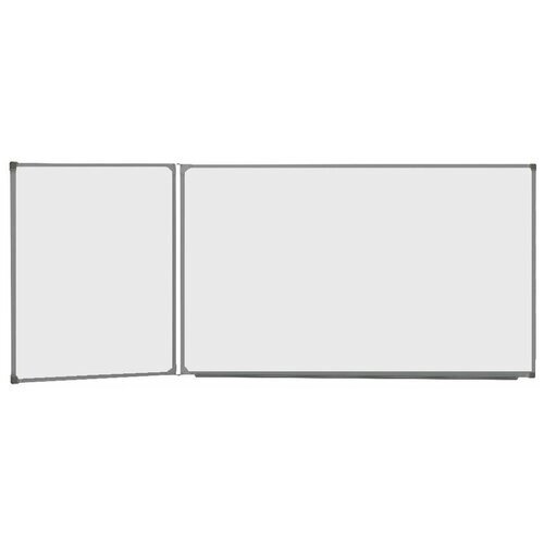 Доска школьная магнитно-маркерная 120х225 BoardSYS, двухэлементная белая, крыло слева 20ДЭ1-225Фл от компании М.Видео - фото 1