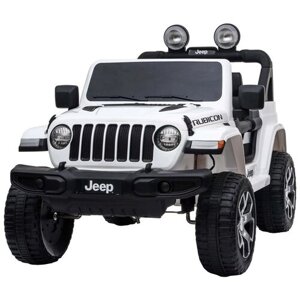 Электромобиль Jeep Rubicon 4WD (DK-JWR555), черный глянец