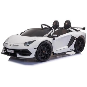 Электромобиль RiverToys Lamborghini Aventador SVJ A111MP (Белый / 110W)