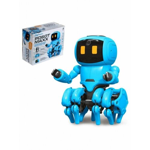 Электронный конструктор работает от батареек Робототехника Опыты Для мальчиков 7 Робот MAXX от компании М.Видео - фото 1