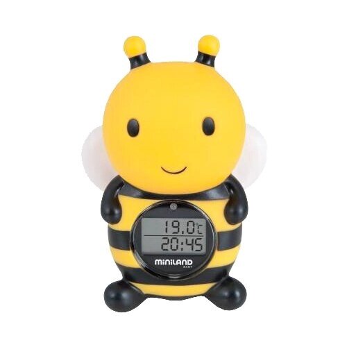 Электронный термометр Miniland Thermo Bath черный/желтый от компании М.Видео - фото 1