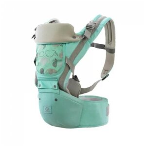Эрго рюкзак хипсит кенгуру Aiebao 3-36 месяцев / рюкзак-слинг для новорожденных/ кенгуру для переноски/ рюкзак-переноска (зеленый)
