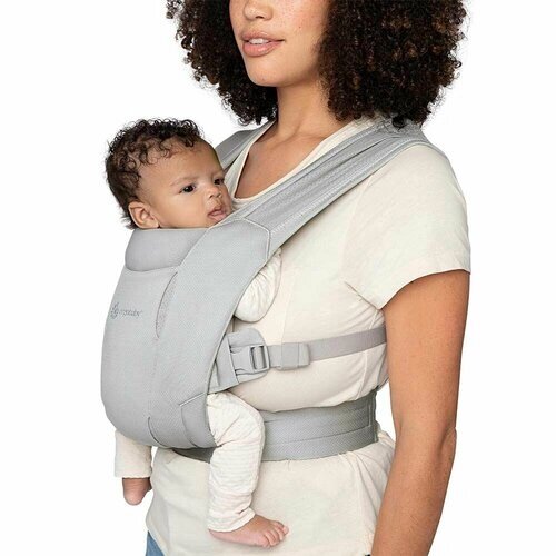 Эргорюкзак Ergobaby Embrace Soft Air Mesh - Soft Grey от компании М.Видео - фото 1