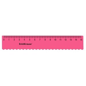 ErichKrause Линейка Bubble Gum 15 см, 57810/57811, розовый
