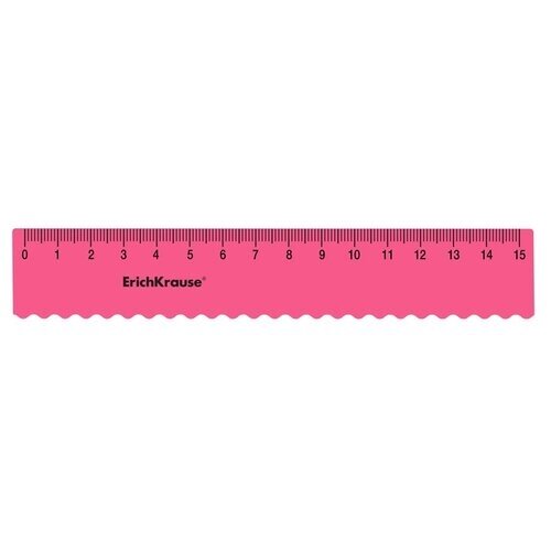 ErichKrause Линейка Bubble Gum 15 см, 57810/57811, розовый от компании М.Видео - фото 1