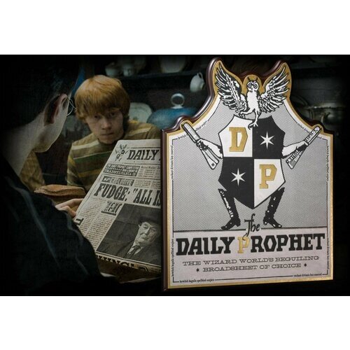 Ежедневный Пророк Табличка Гарри Поттер от компании М.Видео - фото 1