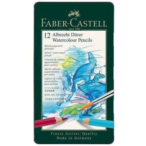 Faber-Castell Карандаши акварельные Albrecht Durer,12 цветов (117512) разноцветный от компании М.Видео - фото 1