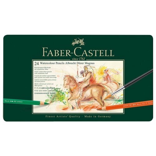 Faber-Castell Карандаши акварельные Albrecht Durer Magnus, 24 цвета (116924) от компании М.Видео - фото 1