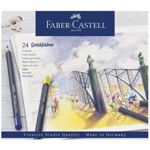 Faber-Castell Карандаши цветные Goldfaber, 24 цвета (114724) ассорти