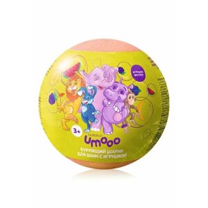 Faberlic Бурлящий шарик для ванн с игрушкой Umooo 3+3шт
