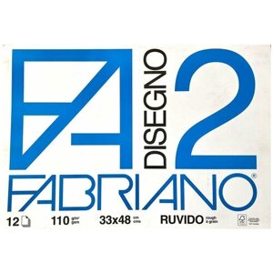 Fabriano Склейка для графики, А3+33*48см) 12 листов, фактурная поверхность