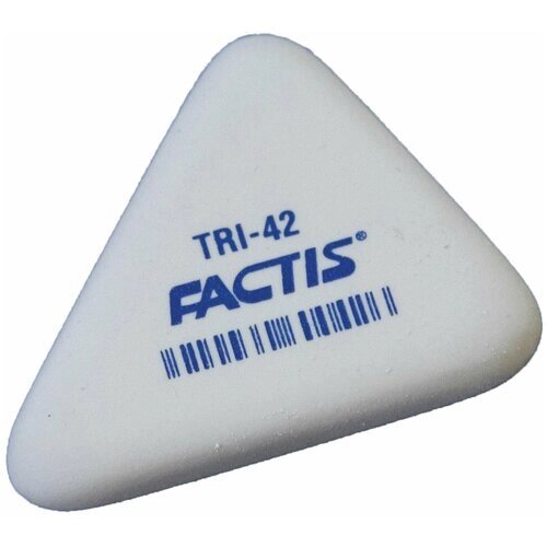 FACTIS Ластик FACTIS TRI 42 (Испания), 45х35х8 мм, белый, треугольный, PMFTRI42 от компании М.Видео - фото 1