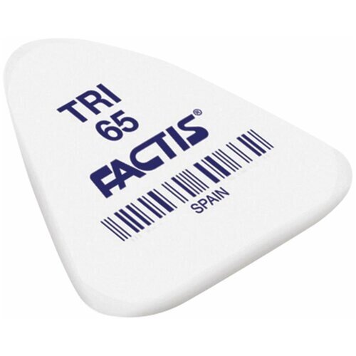 FACTIS Ластик factis tri 65 , 36х33х6 мм, белый, треугольный, синтетический каучук, pnftri65, 65 шт. от компании М.Видео - фото 1