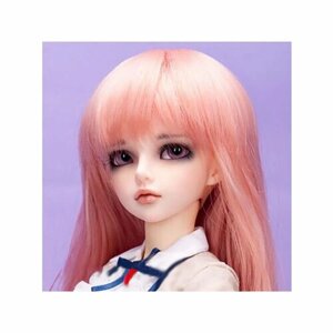 Fairyland FPW-22 Wig Pink for MiniFee (Розовый парик размер 18-20,5 см для кукол МиниФи Фейриленд)