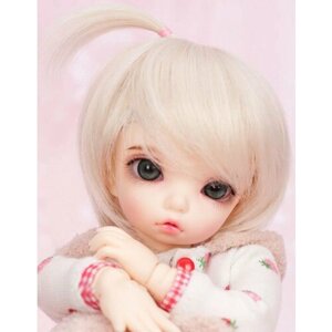 Fairyland Wig LFW-24 Blond for LittleFee (Короткий парик с челкой блонд для кукол LittleFee Фейриленд)