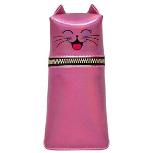 Феникс+ Пенал Счастливый кот (48612) , розовый