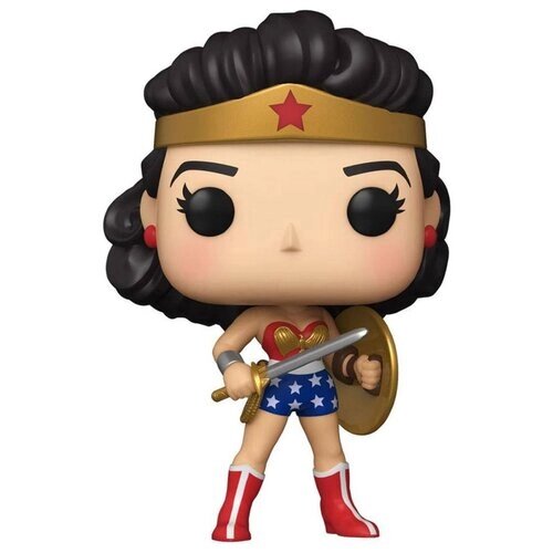 Фигурка Funko POP! Heroes DC Wonder Woman 80th Wonder Woman Golden Age 54973, 10 см от компании М.Видео - фото 1