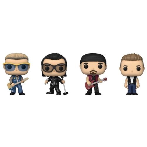 Фигурка Funko POP! Rocks U2 Zoo TV Adam/Bono/The Edge/Larry (Exc) 4PK 64688 от компании М.Видео - фото 1