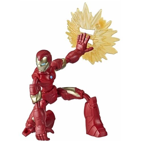 Фигурка Hasbro Bend and Flex Avengers: Железный человек E7870, 15 см, 2 дет.