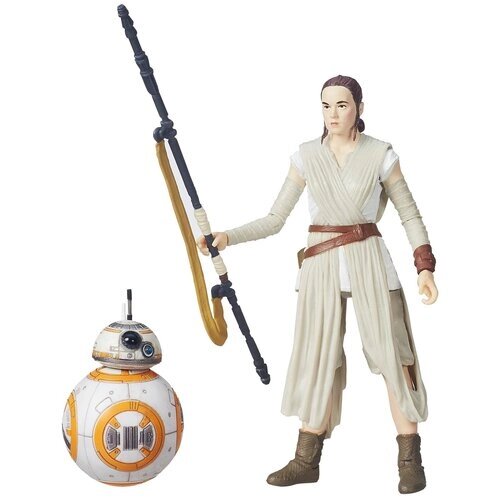 Фигурка Hasbro Звездные войны: Чёрная серия. Рей и BB-8 (B3836), 15 см от компании М.Видео - фото 1