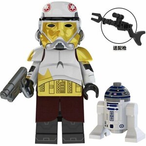 Фигурка Star Wars Звёздные Войны, Капитан Енох с дроидом R2-D2, конструктор для мальчиков