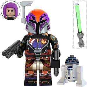 Фигурка Star Wars Звёздные Войны, Сабина Врен с дроидом R2-D2, конструктор для мальчиков