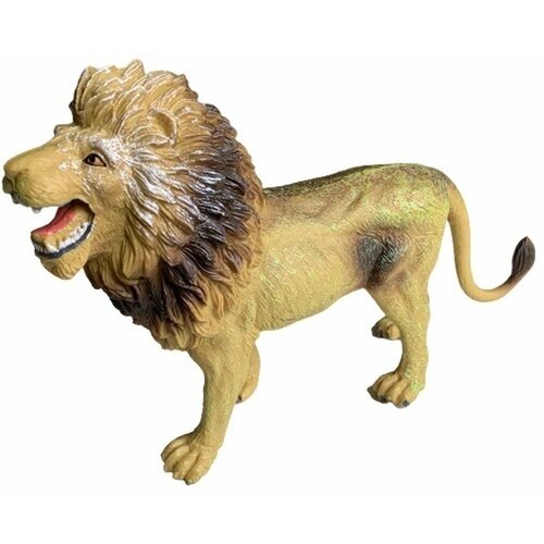 Фигурка животного "Голодный лев", 17 см от компании М.Видео - фото 1