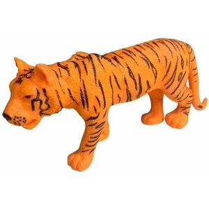 Фигурка животного "Рыжий тигр", 15 см
