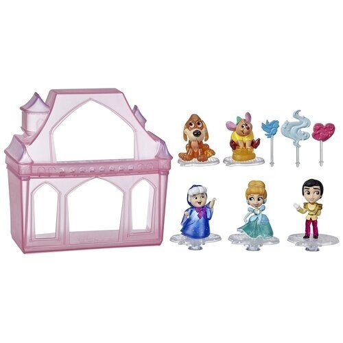 Фигурки Hasbro Disney Princess Комиксы Замок Золушка E90695L0, 5 шт. от компании М.Видео - фото 1