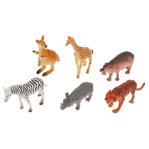Фигурки Играем вместе Рассказы о животных: Животные Африки 270206, 6 шт.