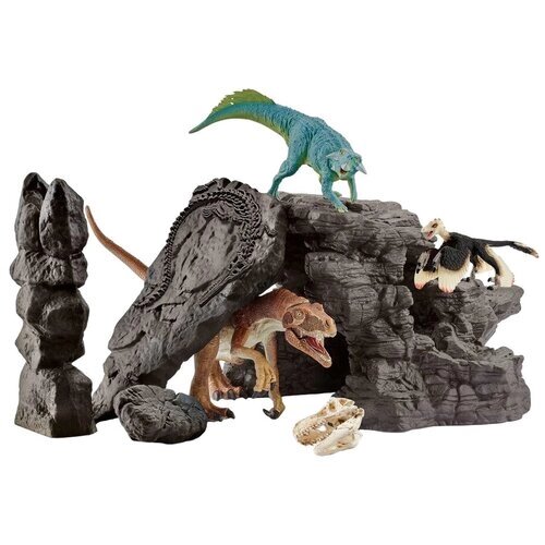 Фигурки Schleich Пещера динозавров 41461, 3 шт., 7 дет. от компании М.Видео - фото 1