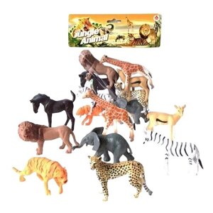 Фигурки Shantou Gepai Jungle Animal 2A0081, 8 шт.