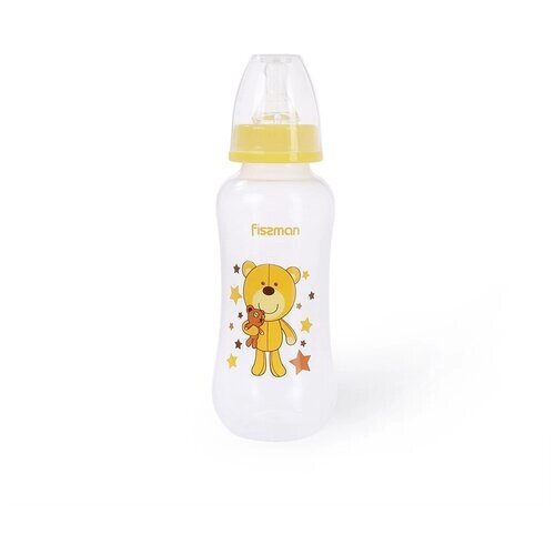 FISSMAN Детская бутылочка для кормления пластиковая Желтая 300мл от компании М.Видео - фото 1