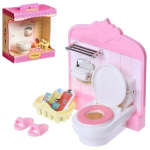 FlowMe Набор мебели для кукол «Уют-2: туалет»