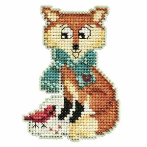 Foxy (Лисичка) MH182136 Mill Hill Набор для вышивания 6.35 x 8.9 см Счетный крест