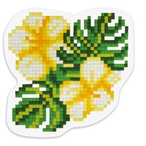 ФРЕЯ Набор алмазной вышивки Тропические цветы ALVM-038, 8х8 см