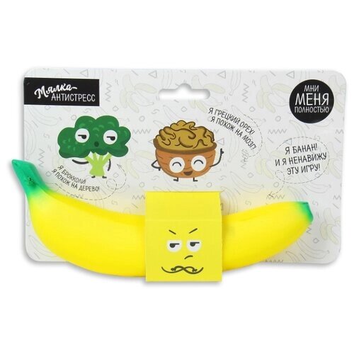 Funny toys Сквиш «Мни банан» от компании М.Видео - фото 1