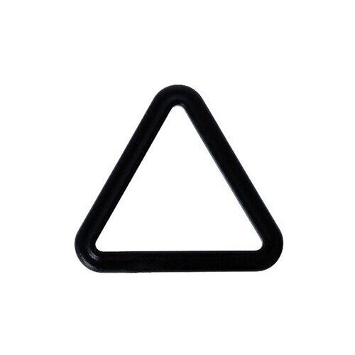 Фурнитура для сумок Gamma пластик, Рамка-треугольник, 38 мм, 100 шт, черная (349362091) от компании М.Видео - фото 1