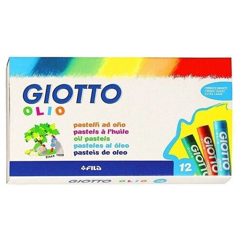 Giotto Набор масляной пастели "Olio", 12 цв. от компании М.Видео - фото 1