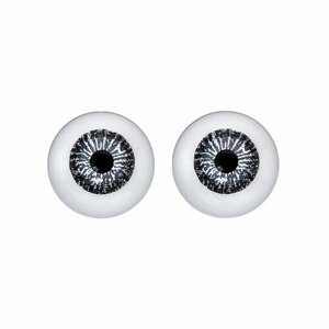 Глаза для кукол 14 мм, 10 шт. серый