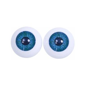 Глаза для кукол 14 мм, 10 шт. темно-голубой