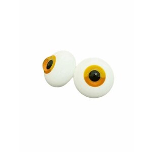 Глаза для кукол стекло 16 мм карие