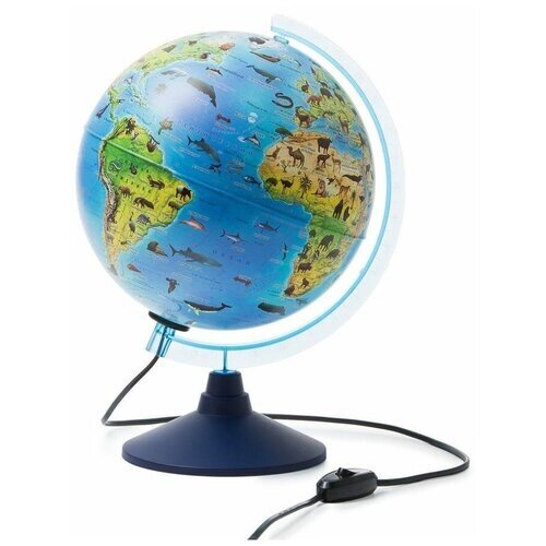 Глобен Зоогеографический глобус D-25 с подсветкой серия Классик Евро Ке012500270 от компании М.Видео - фото 1