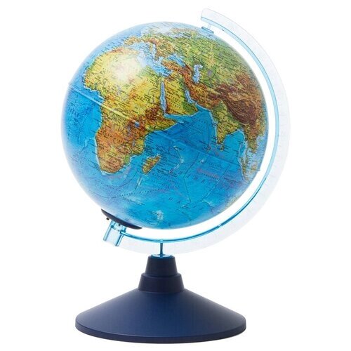 Глобус GLOBEN физико-политический , 21 см, с подсветкой от батареек на круглой подставке от компании М.Видео - фото 1