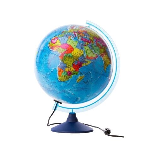 Глобус GLOBEN политический , 32 см, с подсветкой на круглой подставке от компании М.Видео - фото 1