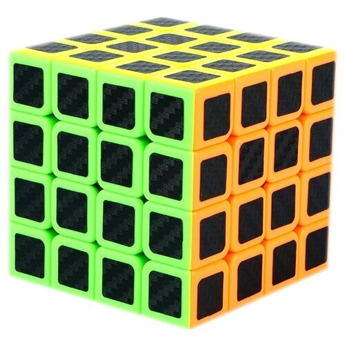 Головоломка кубик Рубика 4х4 (карбон) от компании М.Видео - фото 1