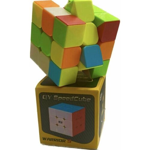 Головоломка кубик Рубика неон, 3x3, развивающая игрушка для взрослых, подарок для мальчика и девочки. Детский товар для творчества. Антистресс интерактивный от компании М.Видео - фото 1