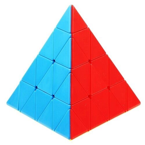 Головоломка Пирамидка Lefun 4х4х4 Pyraminx (color) без наклеек от компании М.Видео - фото 1