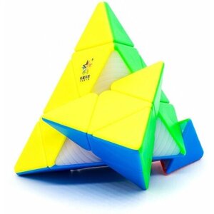 Головоломка Пирамидка Рубика YuXin Pyraminx Black Kylin / Цветной пластик